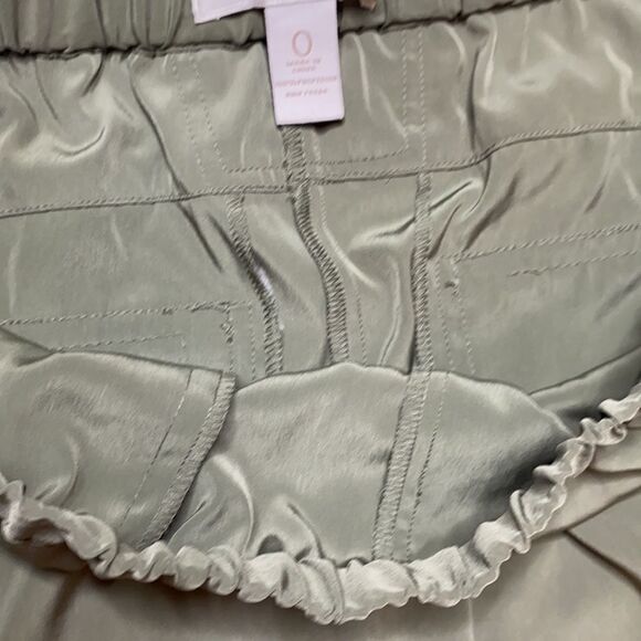 Chico's Cinched Utility Pants Pull-On Casual Lightweight Army Green S - Picture 10 of 10
